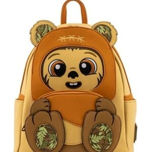 NWOT Loungefly Star Wars Wicket Footsie Cosplay Backpack